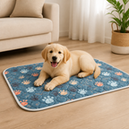 DogBedHouse Super Absorbent & Machine-Washable Dog Training Pad (Waterproof Backing)