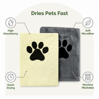 DogBedHouse Super Absorbent Quick-Dry Microfiber Pet Towel