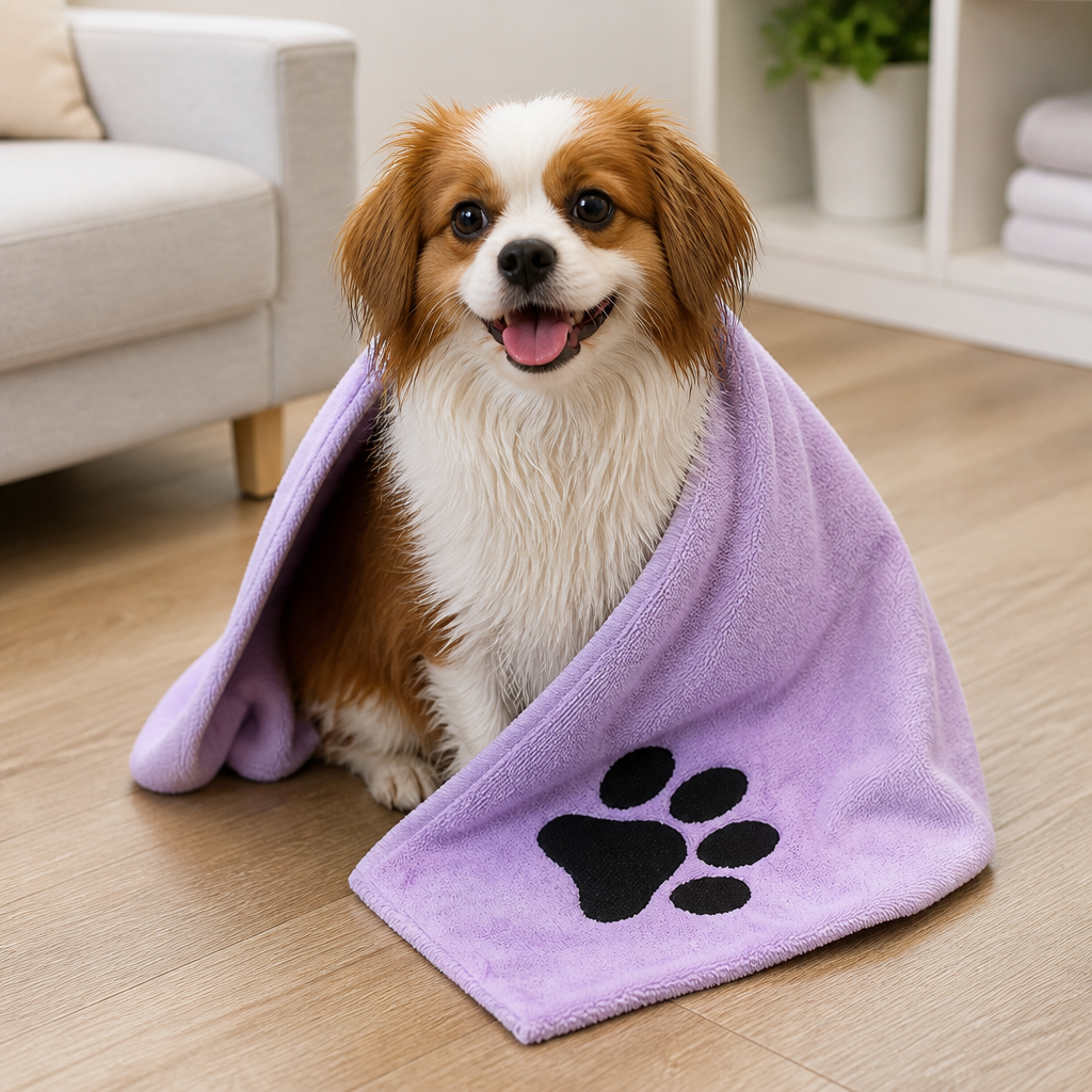 DogBedHouse Super Absorbent Quick-Dry Microfiber Pet Towel
