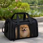 DogBedHouse TSA-Approved Collapsible Mesh Travel Carrier