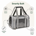 DogBedHouse TSA-Approved Collapsible Mesh Travel Carrier