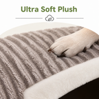 DogBedHouse Thermal Plush Cotton Enclosed Dog Bed