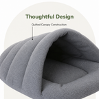 DogBedHouse Thick Fleece & Calming Cave Bed