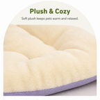 DogBedHouse Thick Plush & Detachable Cat Cave Bed