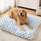 DogBedHouse Thick Plush Flannel & Non-Slip Dog Bed