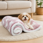 DogBedHouse Thick Plush Flannel & Non-Slip Dog Bed