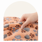 DogBedHouse Thick Plush Flannel & Non-Slip Dog Bed