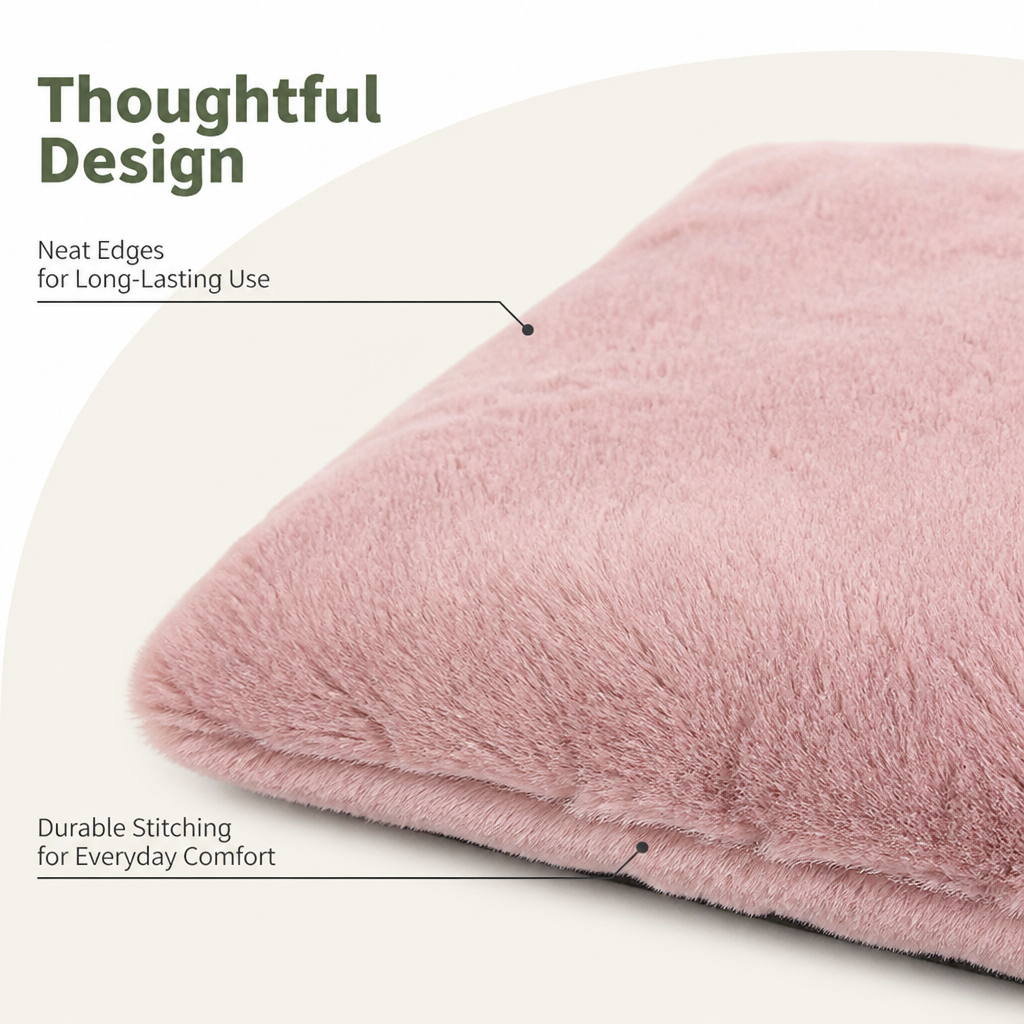 DogBedHouse Thick Plush Fleece & Washable Pet Mat