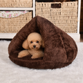 DogBedHouse Thick Plush & Insulated Triangle Kennel Mat
