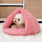 DogBedHouse Thick Plush & Insulated Triangle Kennel Mat