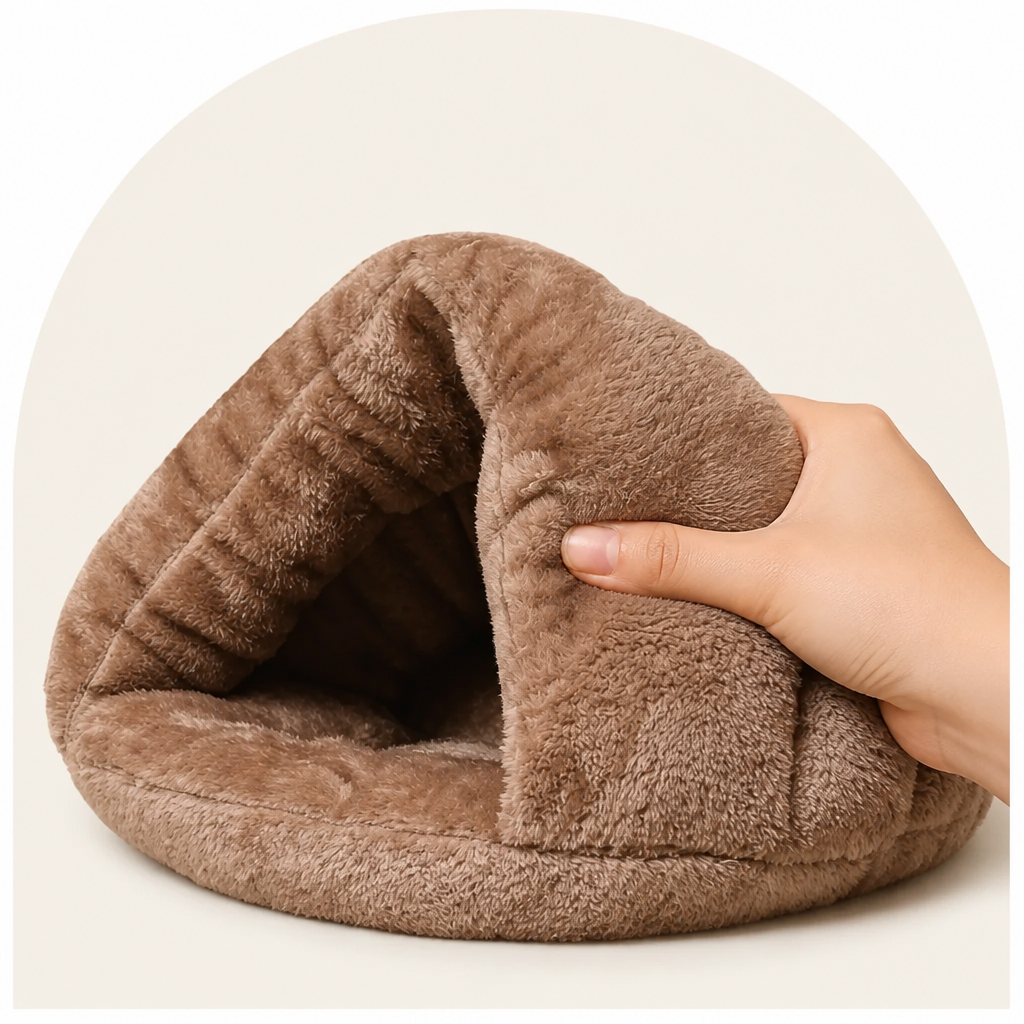 DogBedHouse Thick Plush Warm Triangle Kennel Mat