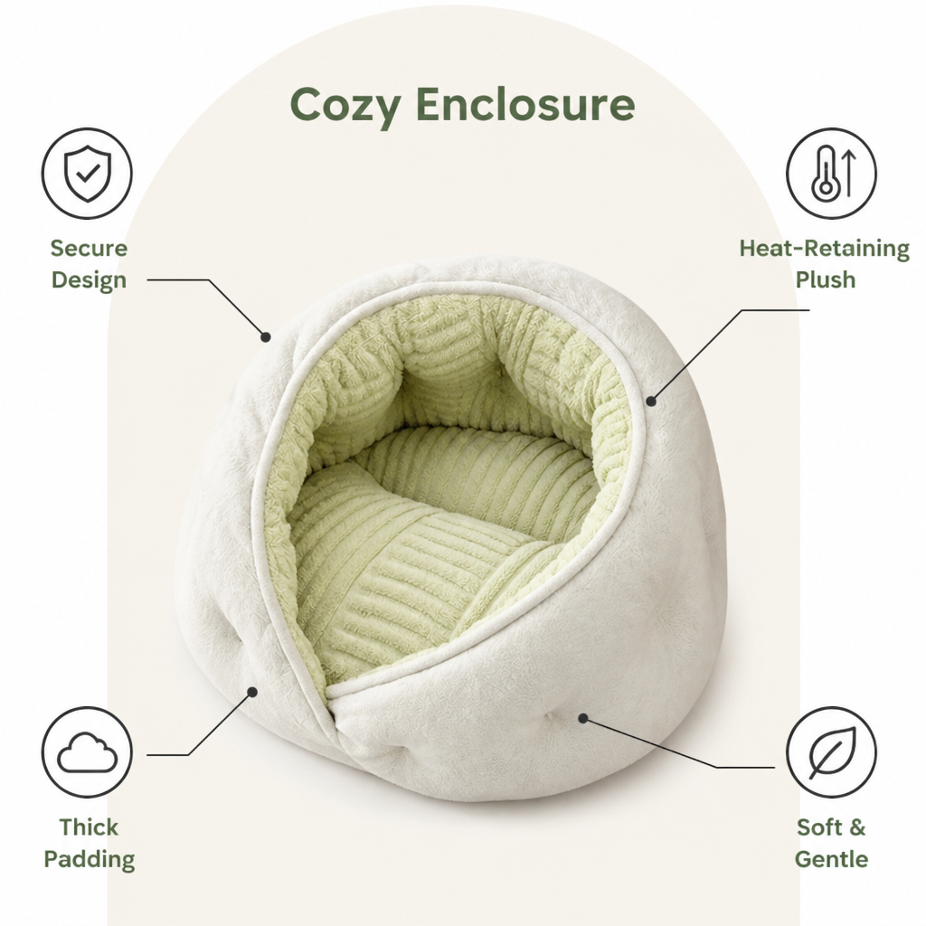 DogBedHouse Thickened Warm All-Season Dog Bed