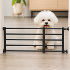 DogBedHouse Titanium Steel Retractable No-Drill Indoor Dog Gate