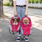 DogBedHouse Top-Entry Exposed-Leg & Adjustable Strap Pet Sling Carrier