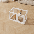 DogBedHouse Transparent Acrylic & Washable Dog Playpen (Buckle-Connect)