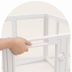 DogBedHouse Transparent Acrylic & Washable Dog Playpen (Buckle-Connect)