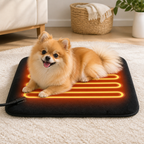 DogBedHouse USB Constant-Temp & Soft Fleece Heated Pet Pad