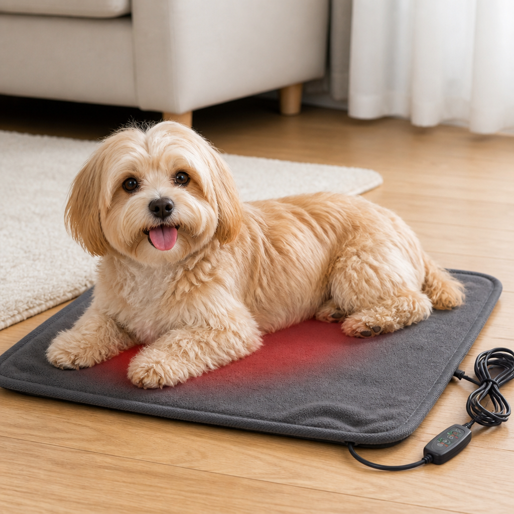 DogBedHouse USB Heated & Self-Warming Pet Mat (Machine-Washable Cover)