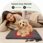 DogBedHouse USB Heated & Self-Warming Pet Mat (Machine-Washable Cover)