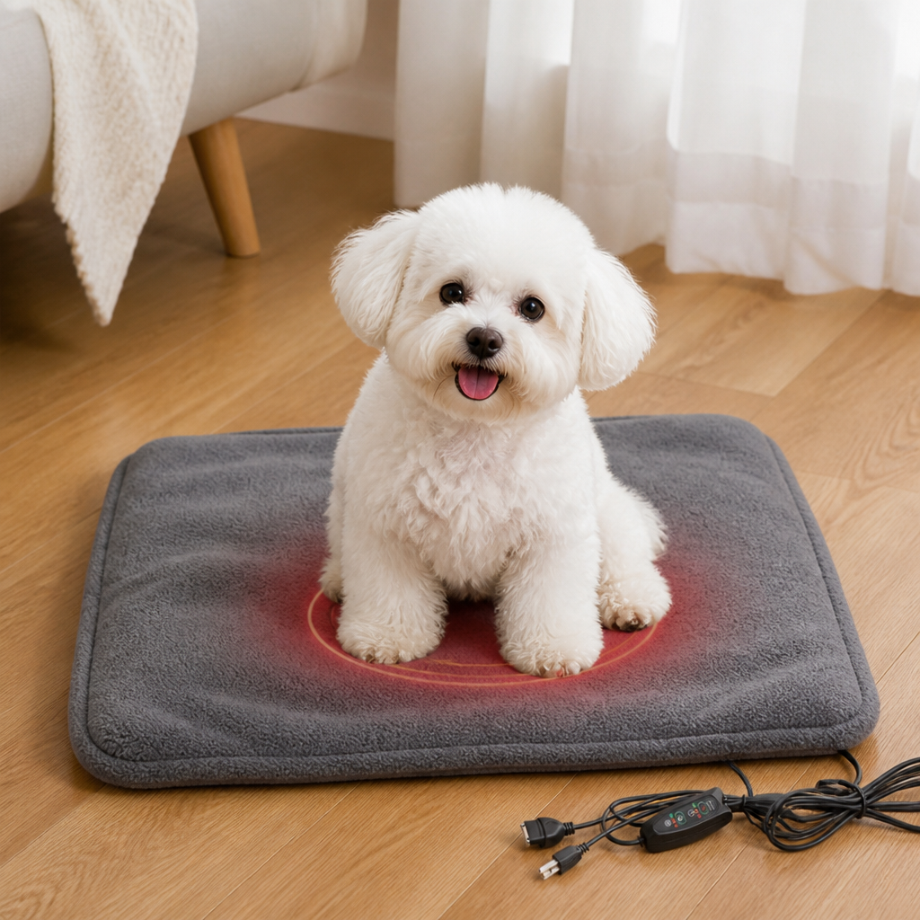 DogBedHouse USB Heated & Washable Pet Pad (Detachable Heating Insert)