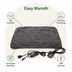 DogBedHouse USB Heated & Washable Pet Pad (Detachable Heating Insert)