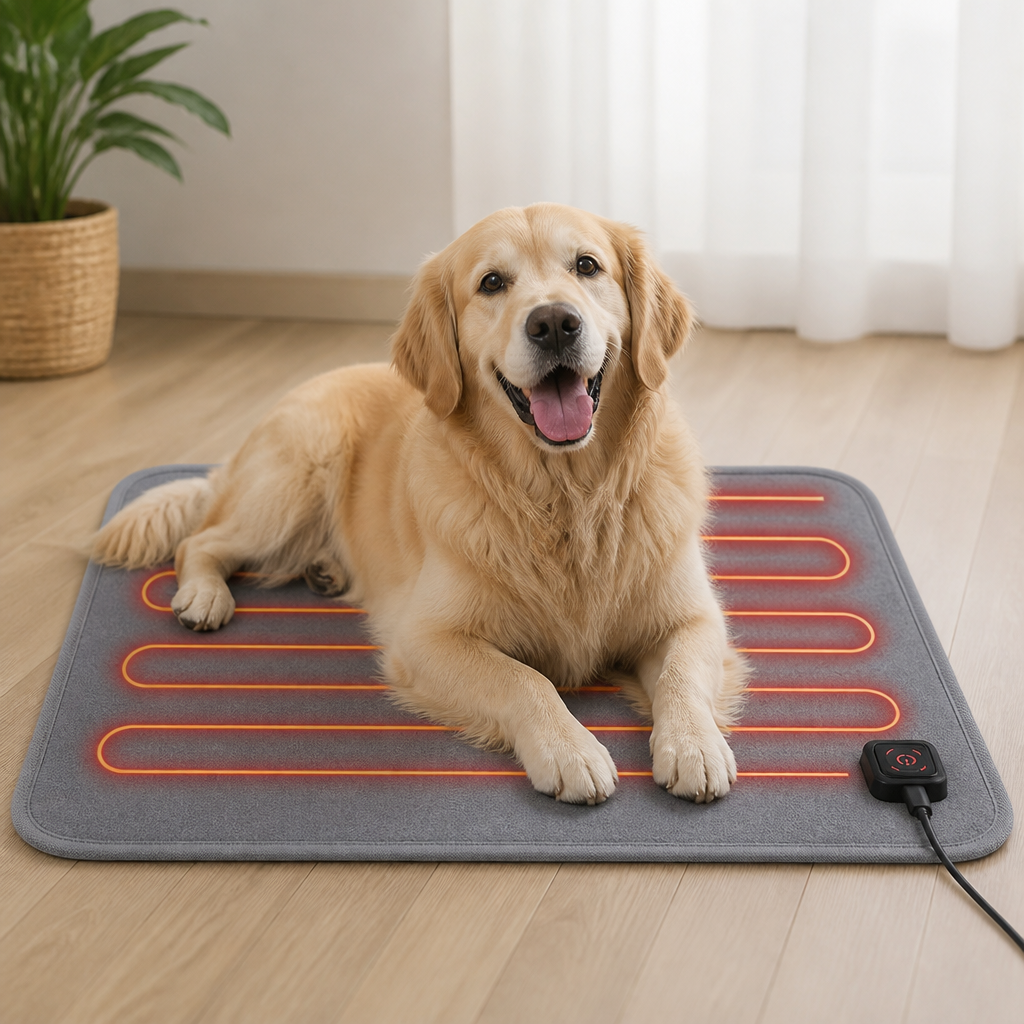 DogBedHouse USB-Powered Waterproof Non-Slip Heated Pet Pad
