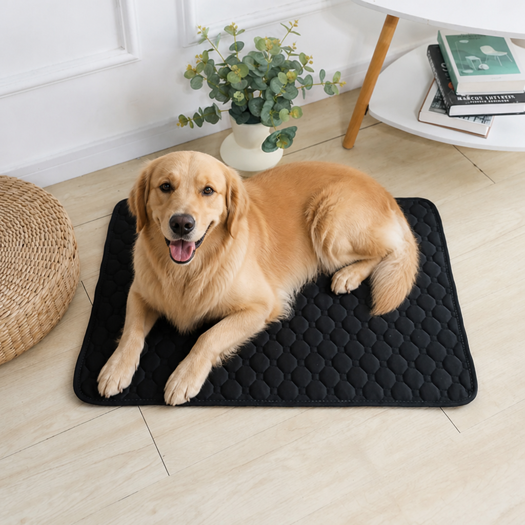DogBedHouse Ultra Absorbent Quilted Pet Mat (Non-Slip Backing)