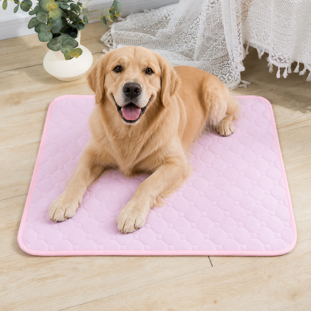 DogBedHouse Ultra Absorbent Quilted Pet Mat (Non-Slip Backing)