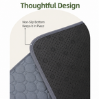 DogBedHouse Ultra Absorbent Quilted Pet Mat (Non-Slip Backing)
