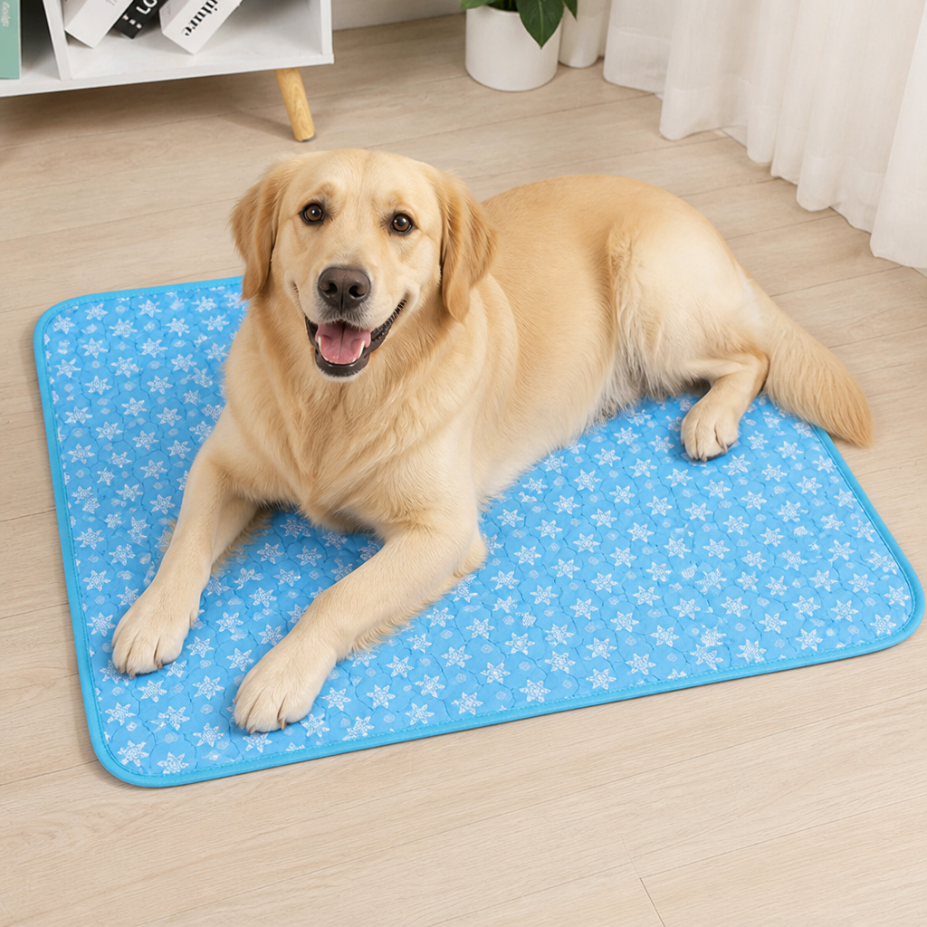 DogBedHouse Ultra Absorbent Quilted Pet Mat (Non-Slip Backing)