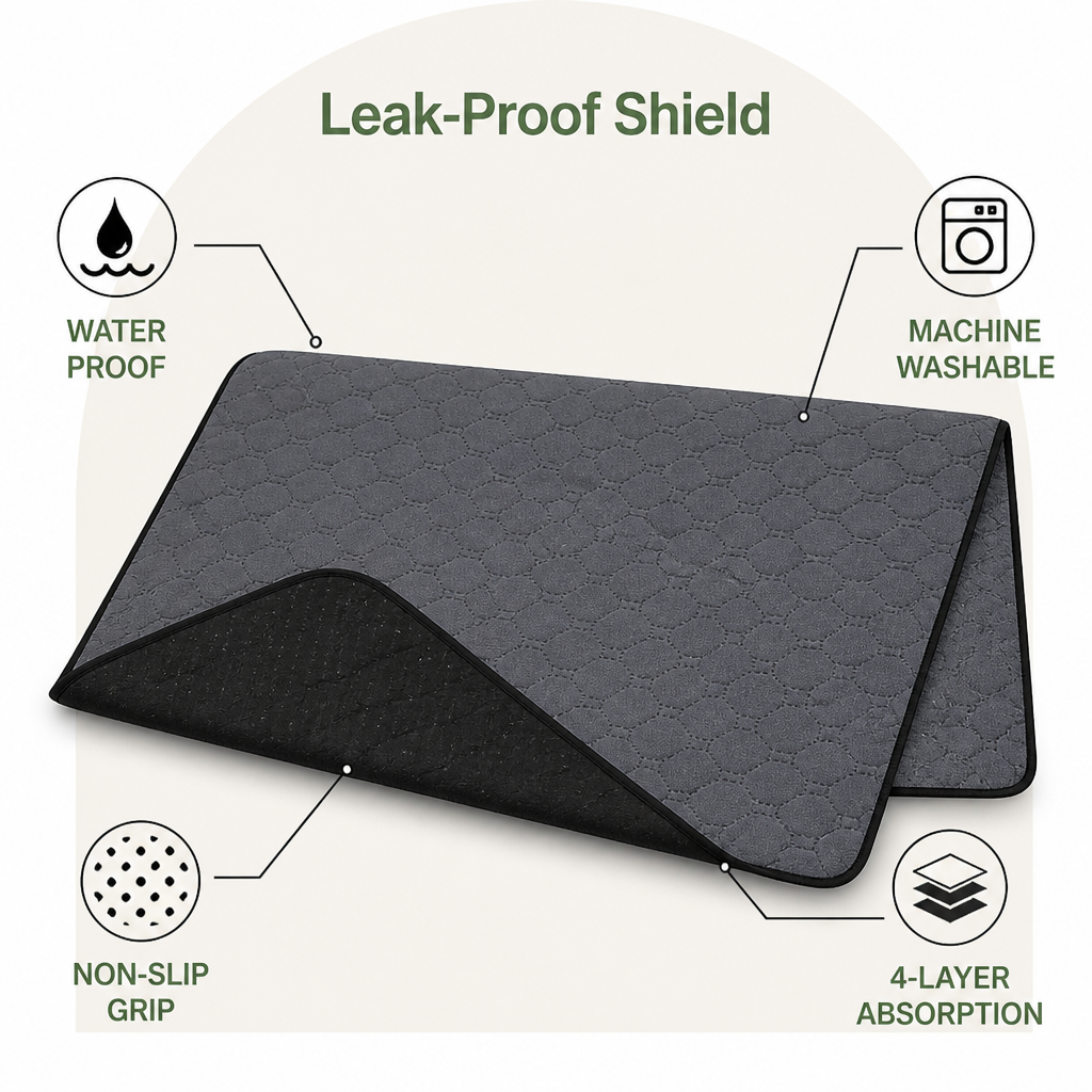 DogBedHouse Ultra Absorbent Waterproof Non-Slip Dog Training Pad