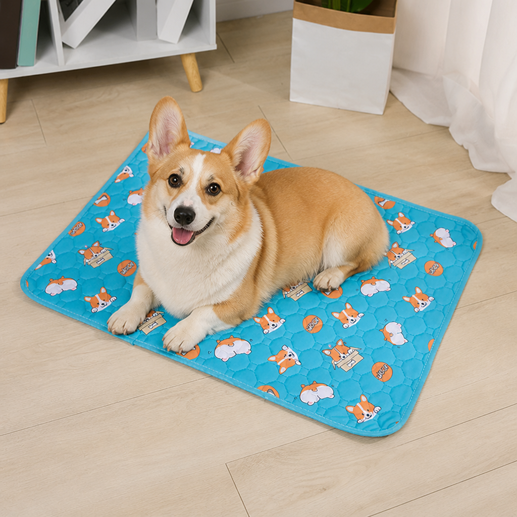 DogBedHouse Ultra-Absorbent Waterproof Quilted Training Pad (Machine Washable)