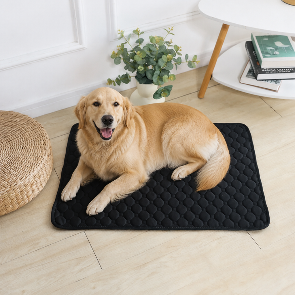 DogBedHouse Ultra-Absorbent Waterproof Quilted Training Pad (Machine Washable)