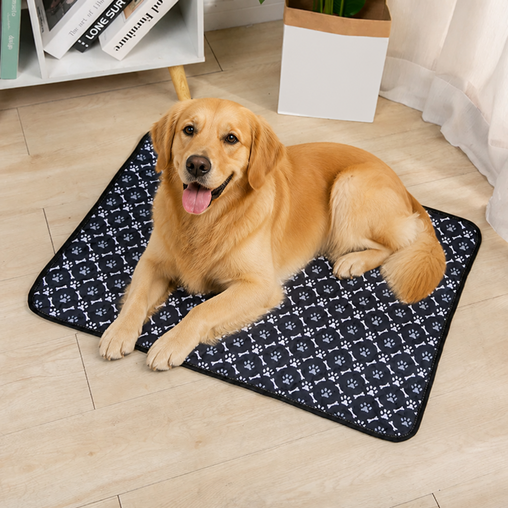 DogBedHouse Ultra-Absorbent Waterproof Quilted Training Pad (Machine Washable)
