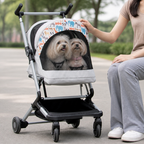 DogBedHouse Ultra-Light & Foldable Pet Stroller (Two-Pet Capacity)