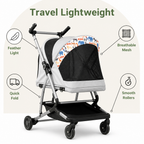 DogBedHouse Ultra-Light & Foldable Pet Stroller (Two-Pet Capacity)