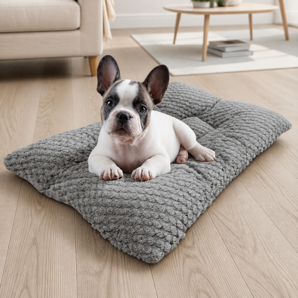 DogBedHouse Ultra-Soft Plush Bolster Dog Crate Pad