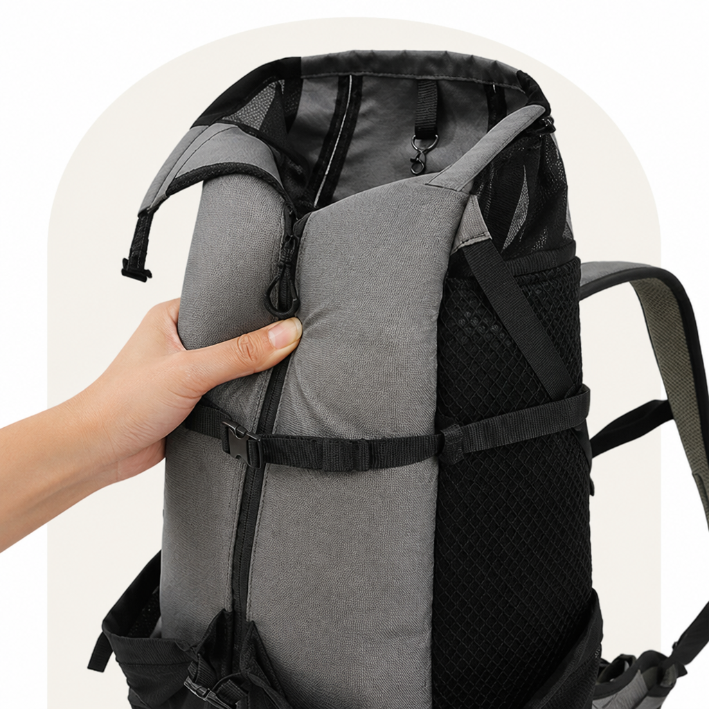 DogBedHouse Ventilated Mesh & Ergonomic Backpack Carrier