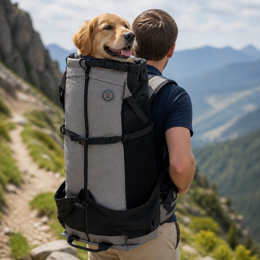 DogBedHouse Ventilated Mesh & Ergonomic Backpack Carrier