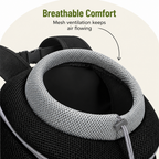 DogBedHouse Ventilated Mesh & Harness-Like Zipper Pet Backpack