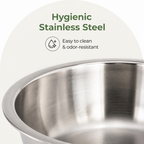 DogBedHouse Wall-Mounted Elevated Stainless Steel Pet Bowl