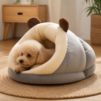 DogBedHouse Warm Breathable Enclosed Small Pet Bed (Foldable)