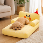 DogBedHouse Warm Plush Bolster Dog Bed