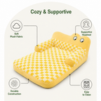 DogBedHouse Warm Plush Bolster Dog Bed
