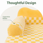 DogBedHouse Warm Plush Bolster Dog Bed