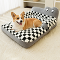 DogBedHouse Warm Plush Bolster Dog Bed