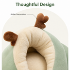 DogBedHouse Warm Plush & Easy-Care Bolster Bed