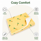 DogBedHouse Warm & Soft Flannel Pet Blanket (Machine Washable)