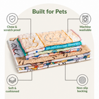 DogBedHouse Washable Bite-Resistant Anti-Slip Pet Mat