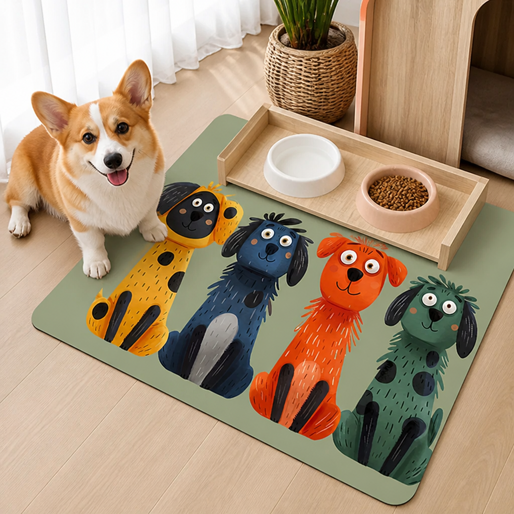 DogBedHouse Water-Absorbent Diatomaceous Earth Pet Mat